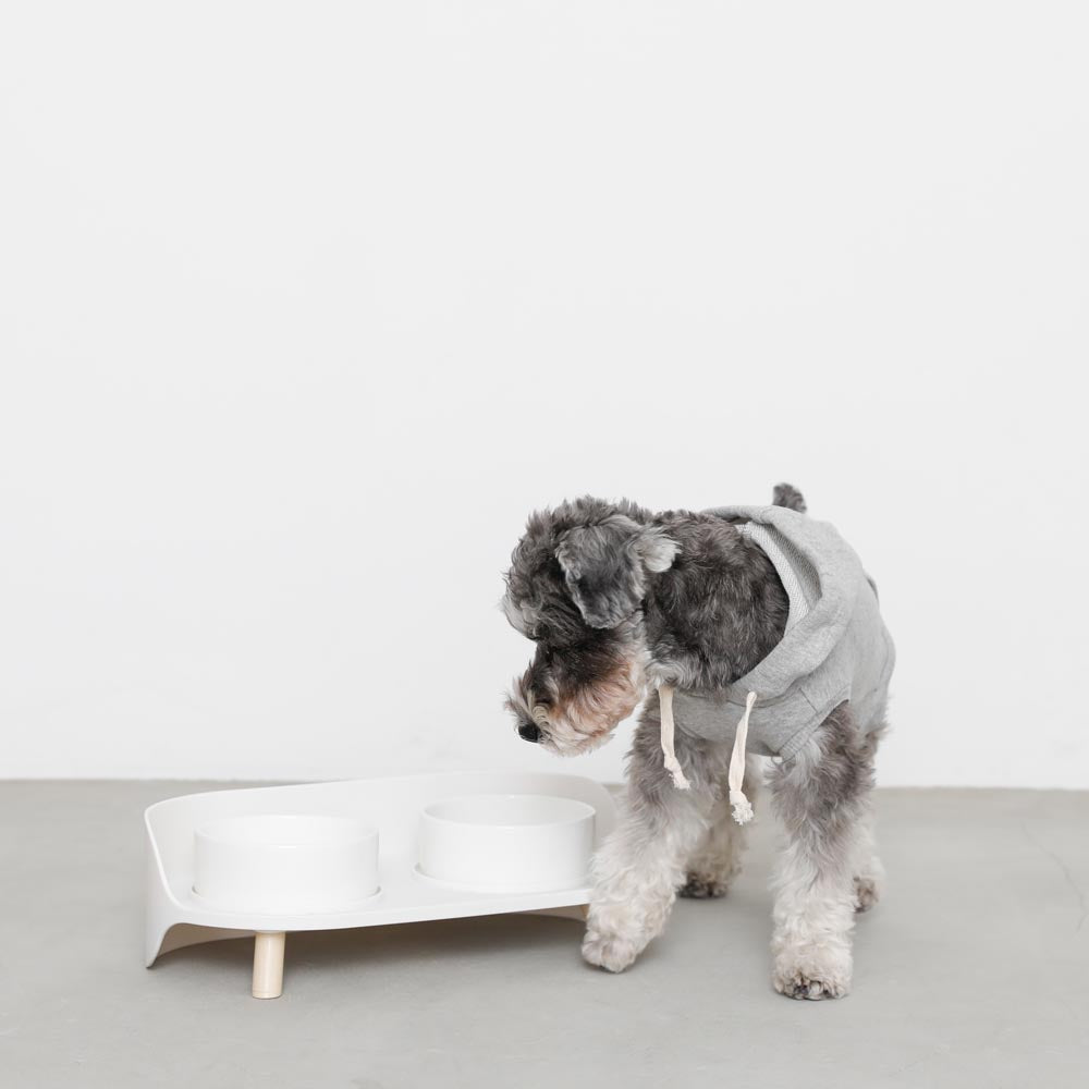Dining Table Double Food Bowl