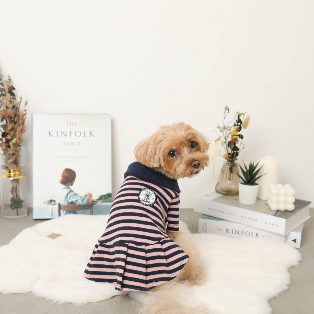 Striped Shirt Dress