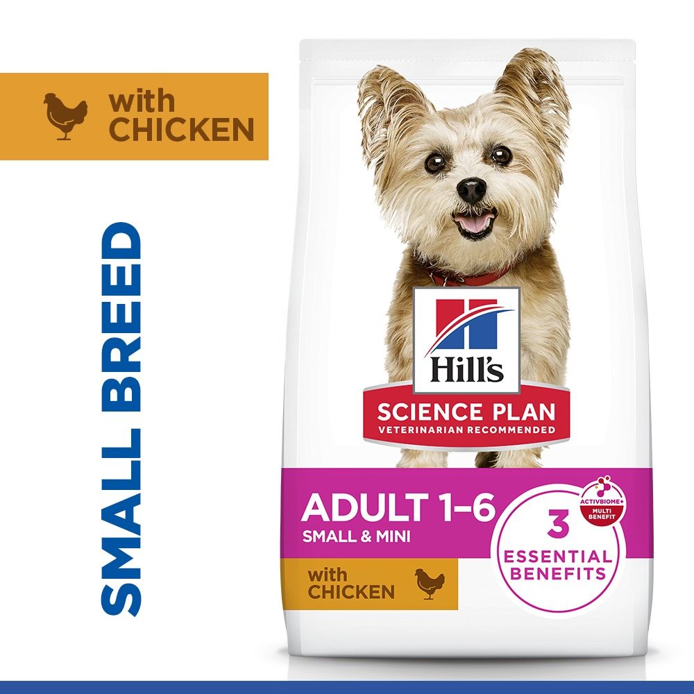 Hill's Science Plan Small & Mini Adult1-6 Dry Dog Food 6.6 lb Chicken