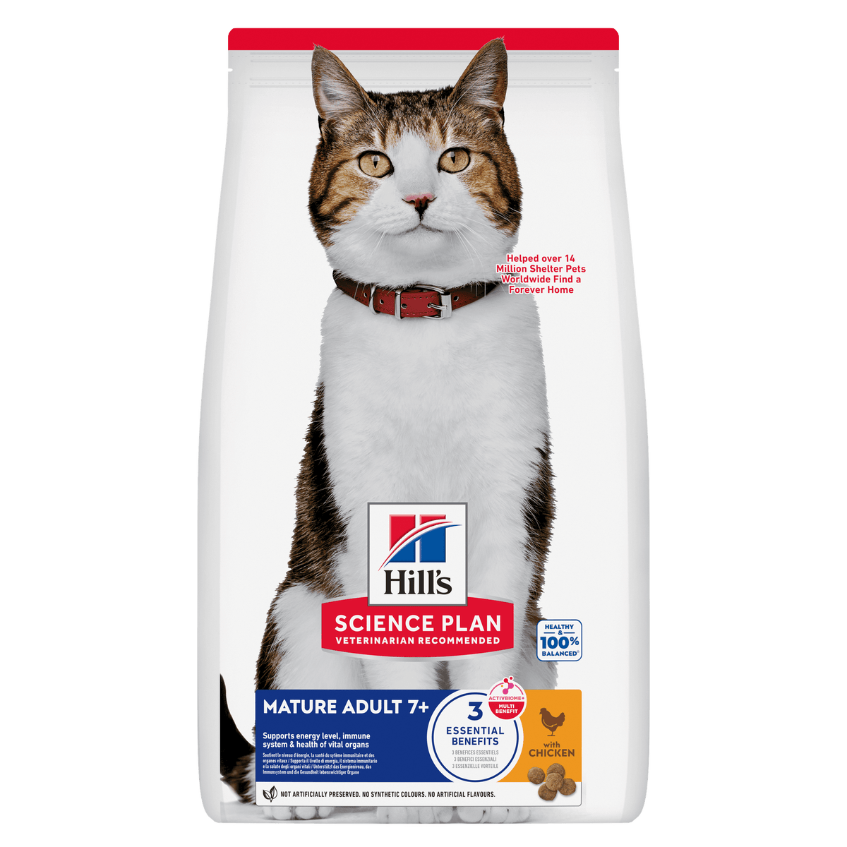 Hill's Science Plan Mature Adult 7+ Dry Cat Food - Chicken