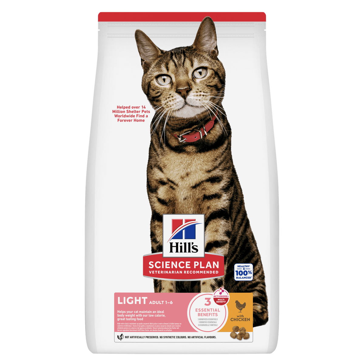 Hill's Science Plan Light Adult 1-6 Dry Cat Food - Chicken