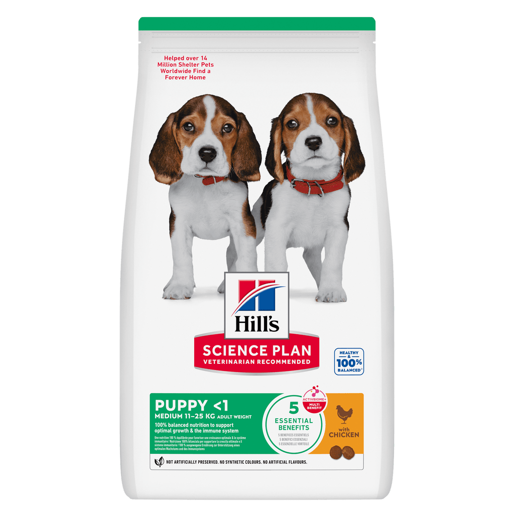 Hill's Science Plan Medium Puppy <1 Dry Dog Food - Chicken