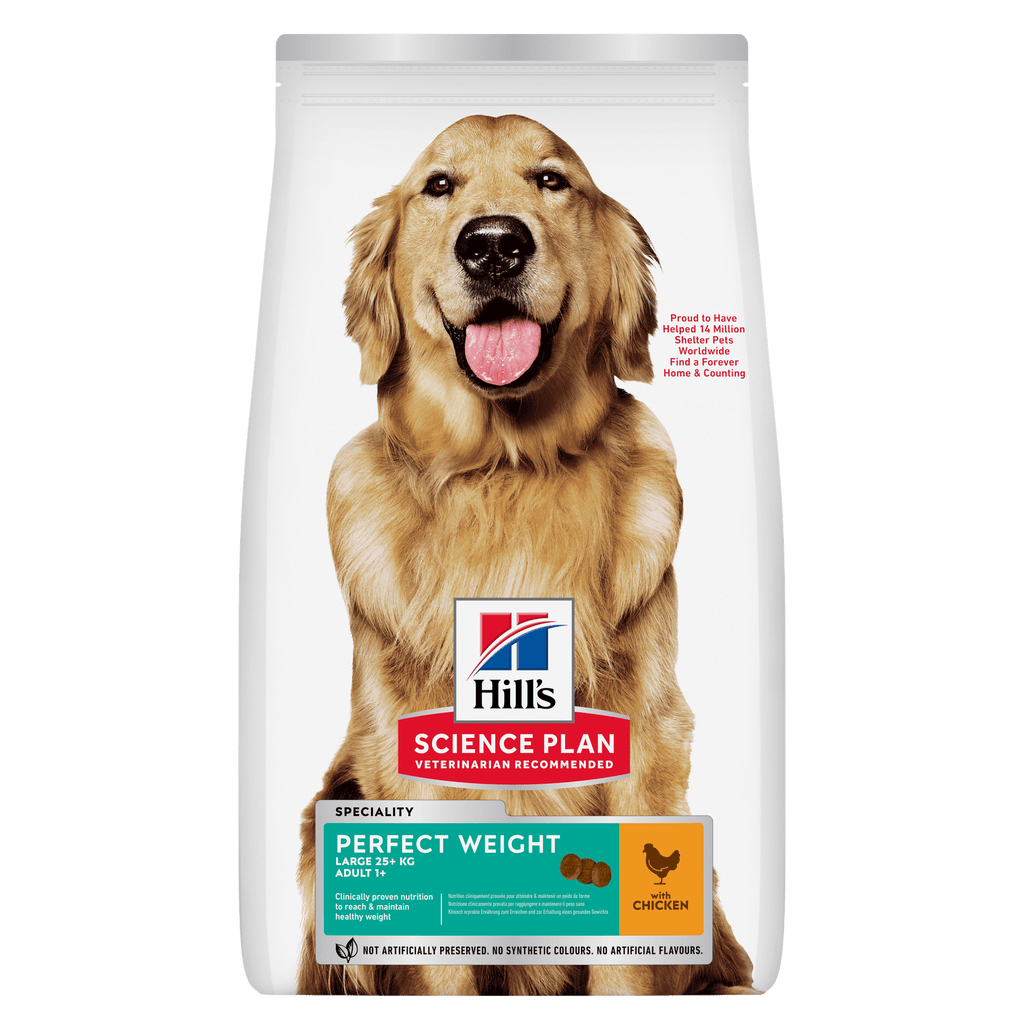 Hill's Science Plan Perfect Weight Large Adult 1+ Dry Dog Food - Chicken