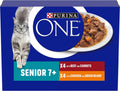 Purina ONE Senior 7+ Mini Fillets Wet Cat Food - Chicken & Beef