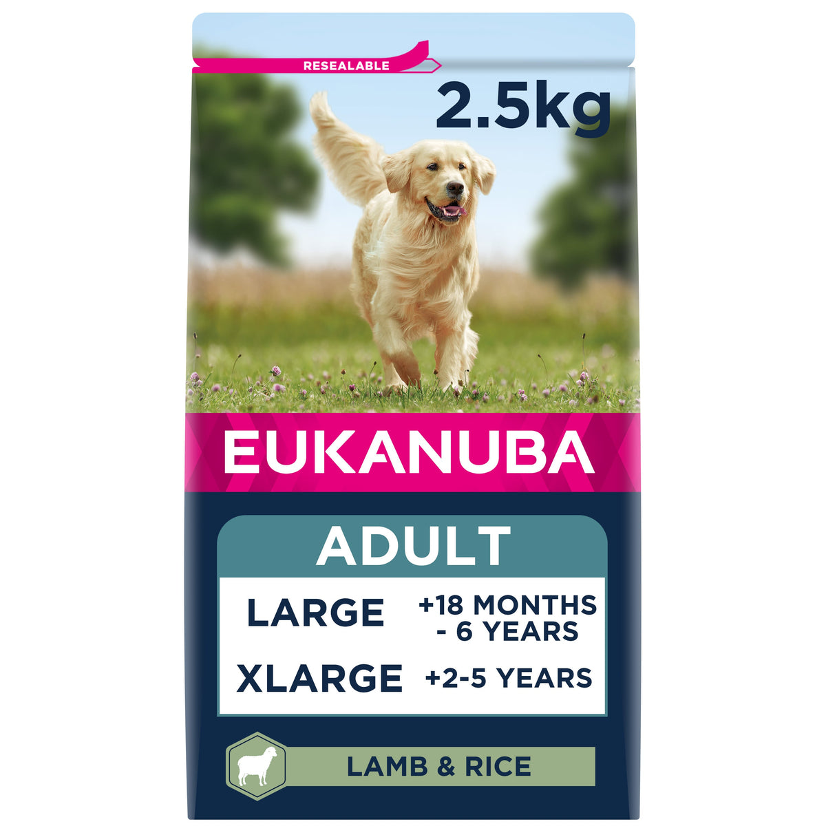 Eukanuba Large Breed Adult Dry Dog Food - Lamb & Rice