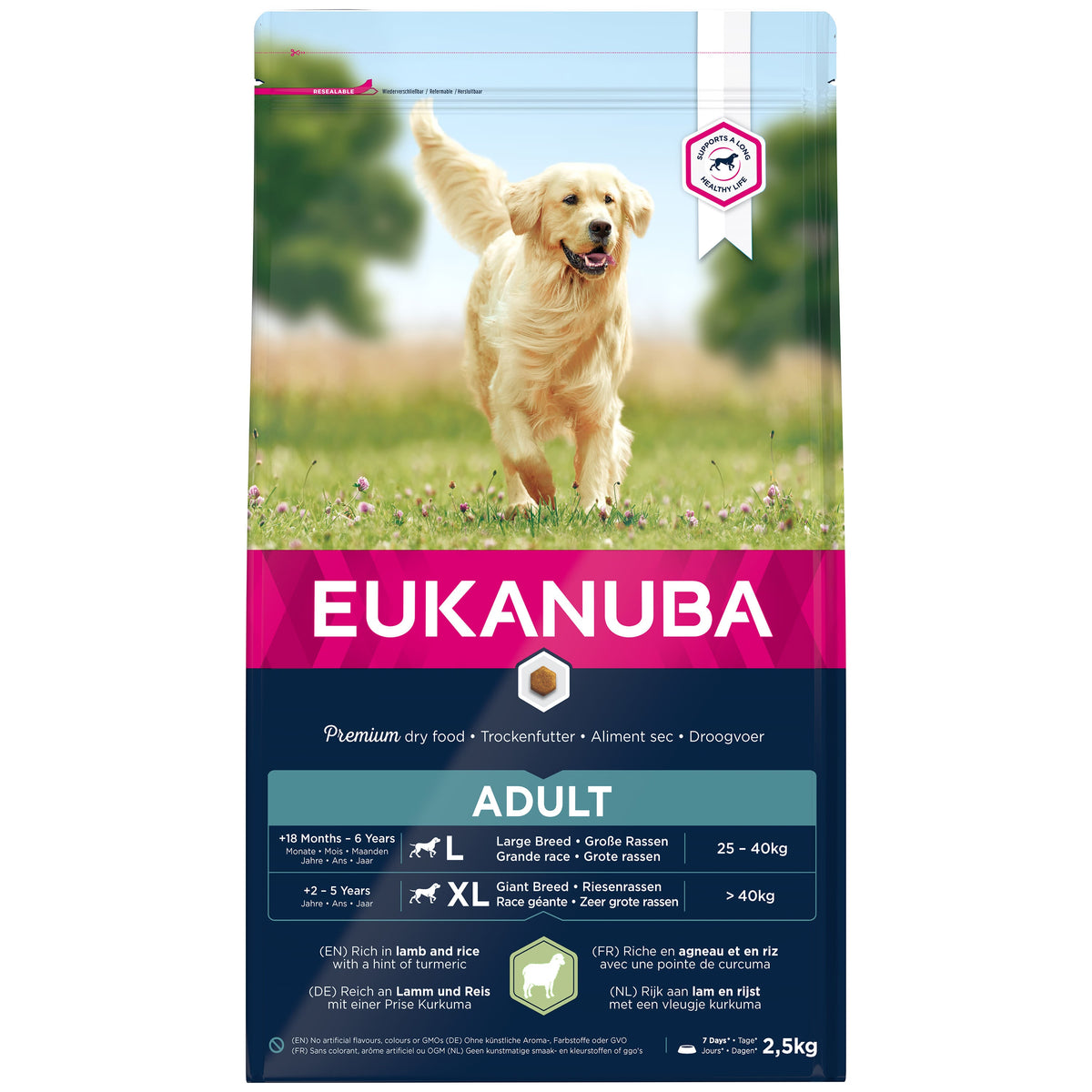 Eukanuba Large Breed Adult Dry Dog Food - Lamb & Rice