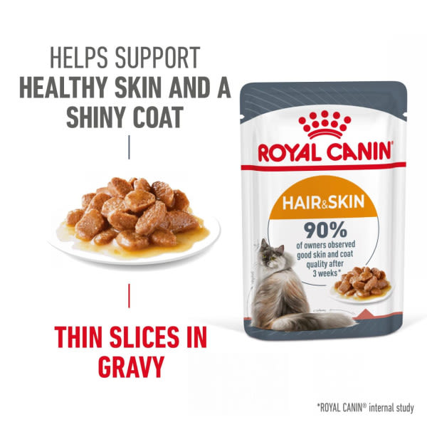 Royal Canin Intense Hair & Skin Adult Wet Cat Food