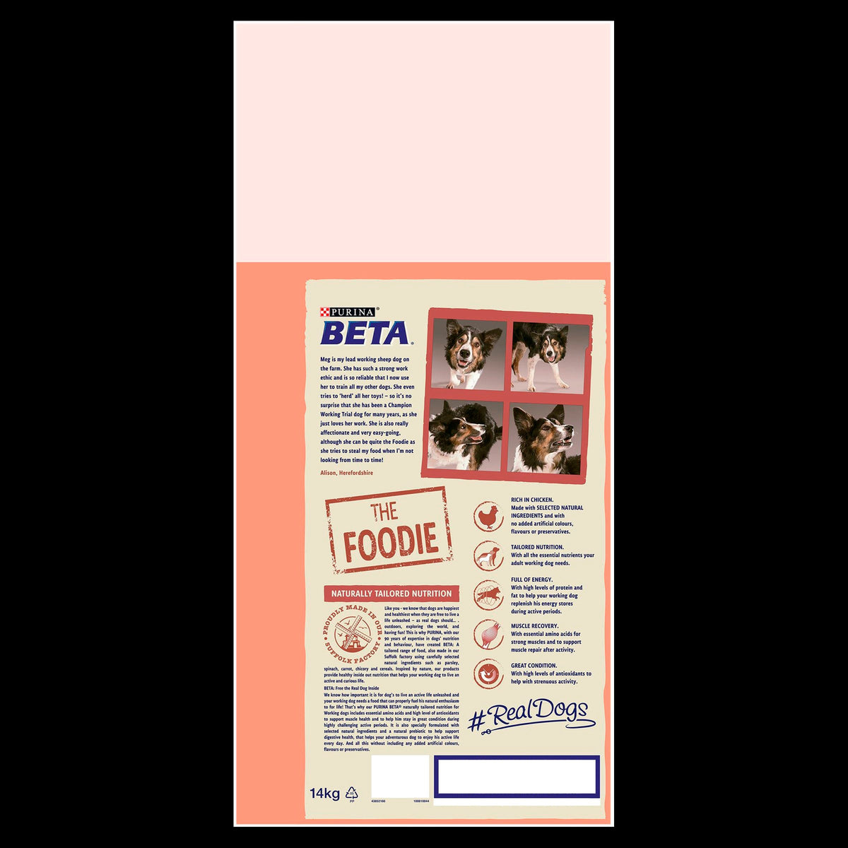 BETA Working Adult Dry Dog Food - Chicken