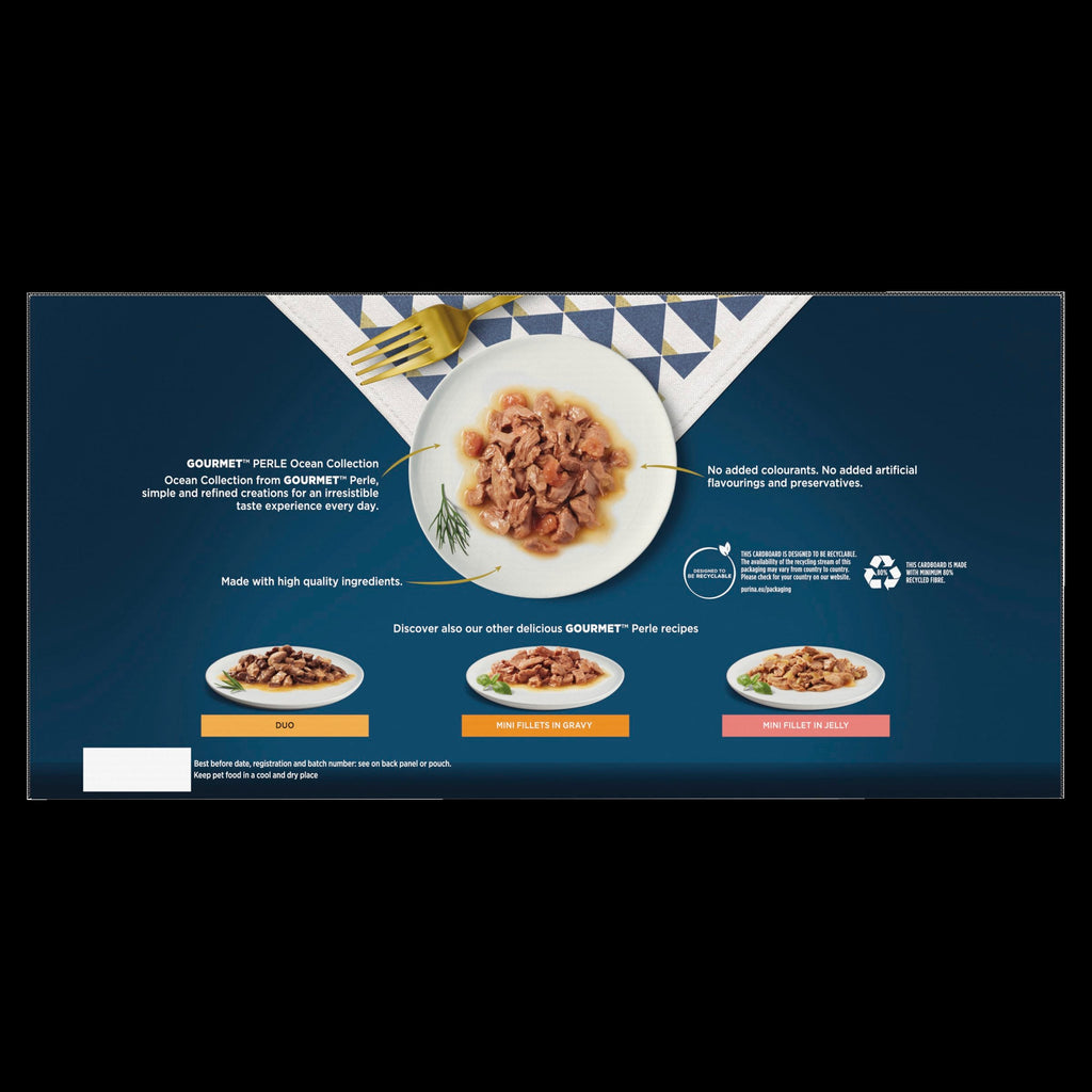 Gourmet Perle Ocean Delicacies Adult Wet Cat Food