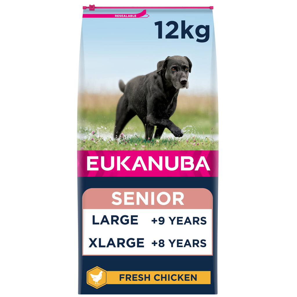 Eukanuba Caring Senior Large Breed Dry Dog Food - Chicken