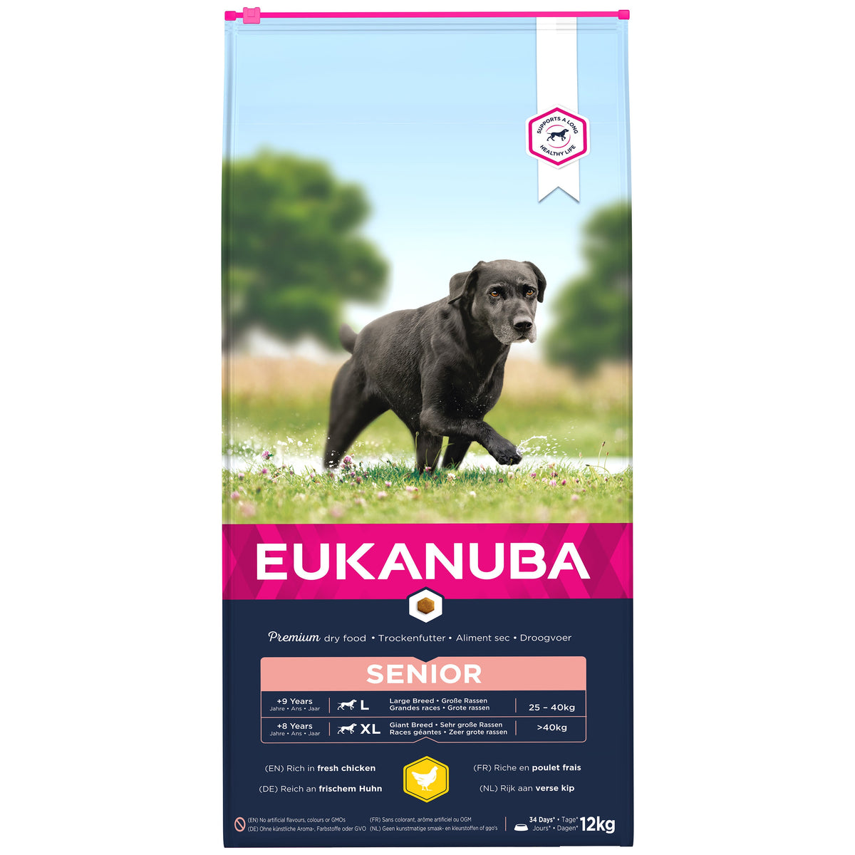 Eukanuba Caring Senior Large Breed Dry Dog Food - Chicken