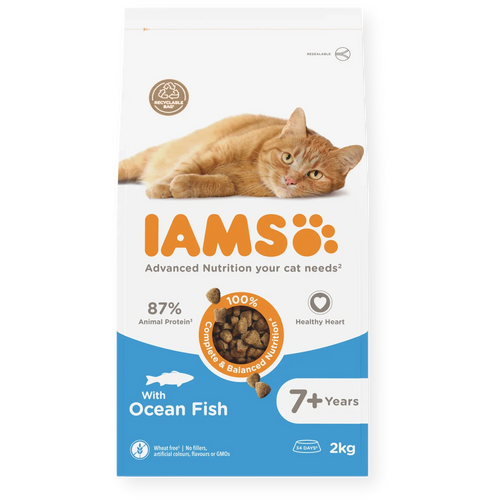 IAMS for Vitality Senior Cat Food with Ocean fish