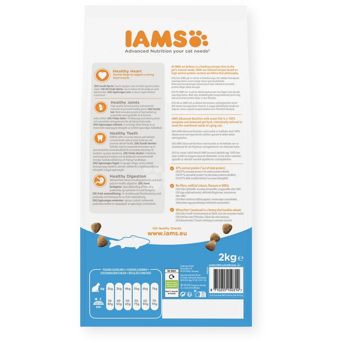 IAMS for Vitality Senior Cat Food with Ocean fish