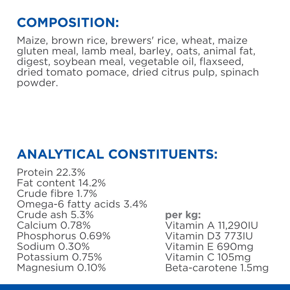 Hill's Science Plan Small & Mini Adult Dry Dog Food - Lamb & Rice