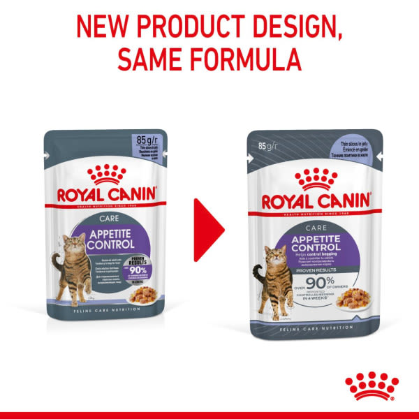 Royal Canin Appetite Control Adult Sterilised Wet Cat Food - Jelly