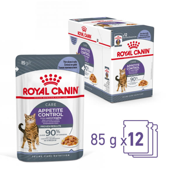 Royal Canin Appetite Control Adult Sterilised Wet Cat Food - Jelly