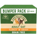 James Wellbeloved Grain Free Adult Cat Food Pouches Turkey in Gravy