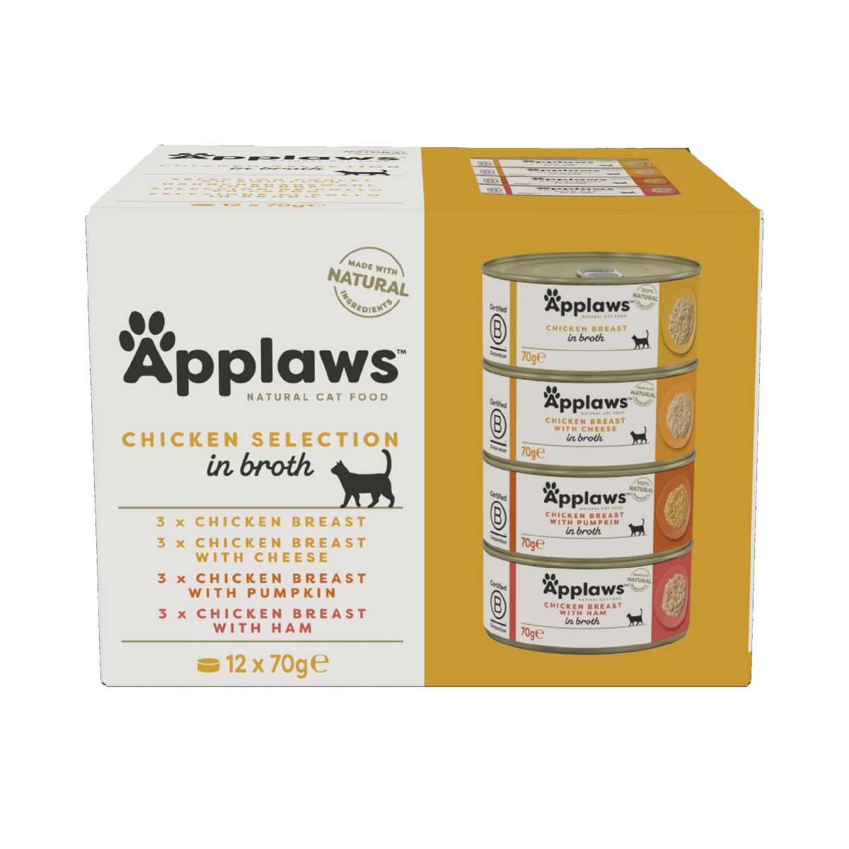 Applaws Cat Can 2.5 oz Multipack Chicken