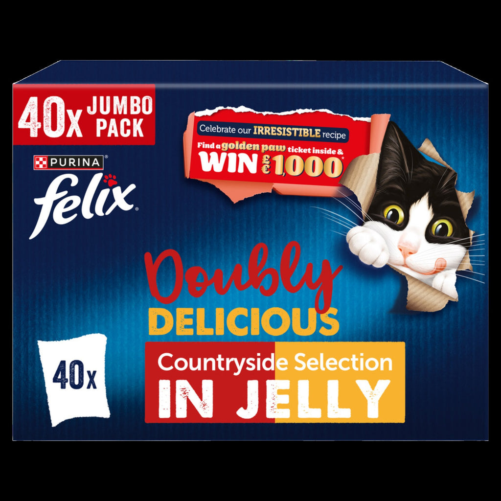 Felix Doubly Delicious Countryside Selection in Jelly Wet Cat Food