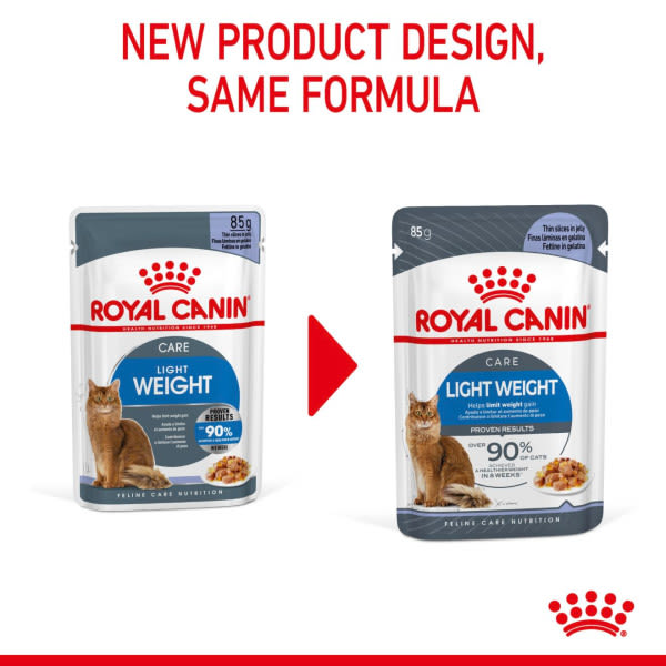 Royal Canin Ultra Light Weight Care Adult Cat Wet Food - Jelly
