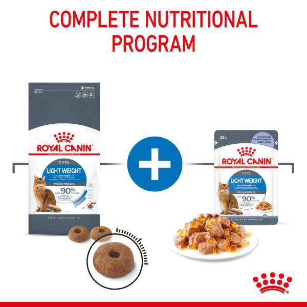Royal Canin Ultra Light Weight Care Adult Cat Wet Food - Jelly