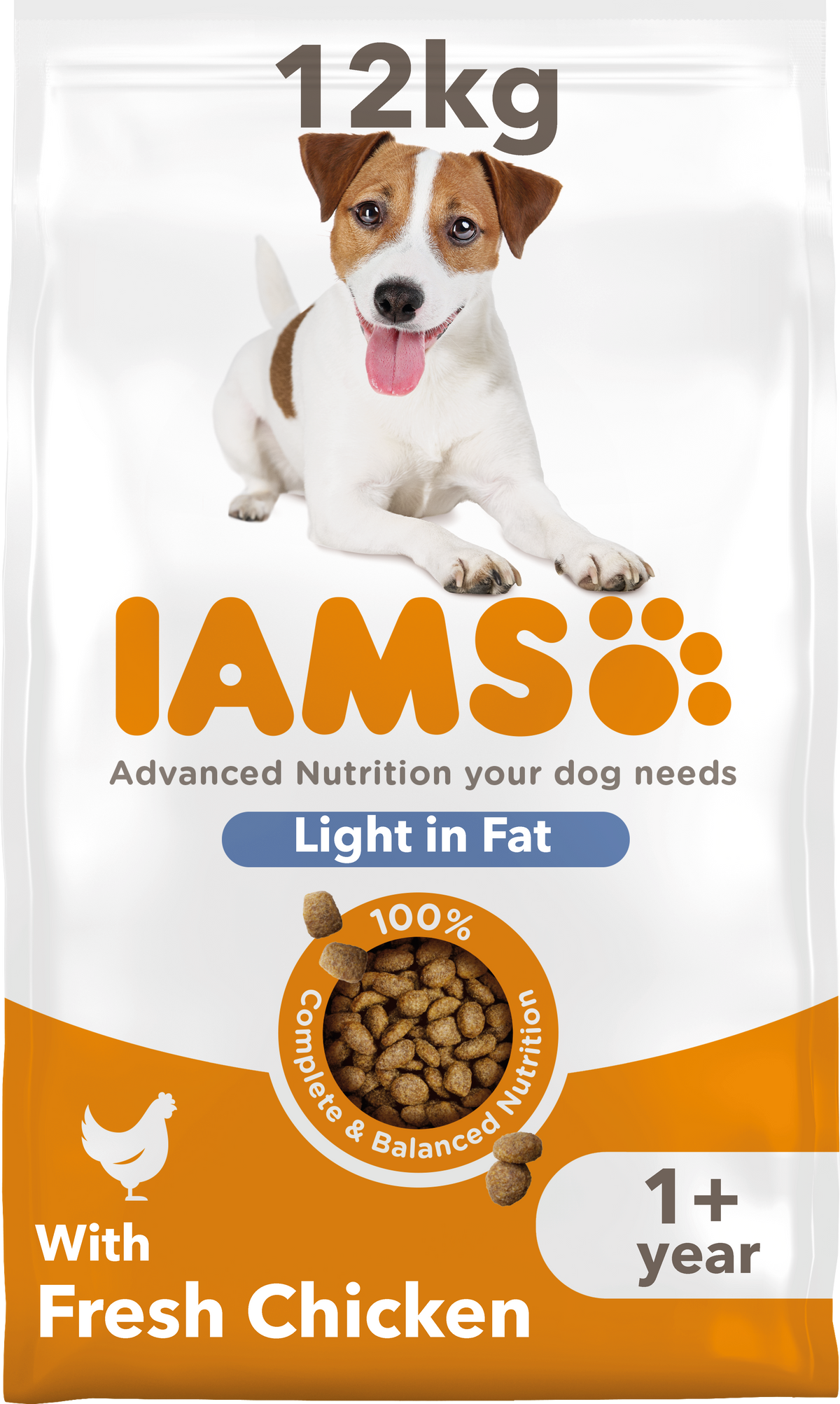 Iams for Vitality Adult Light in Fat Dry Dog Food - Chicken