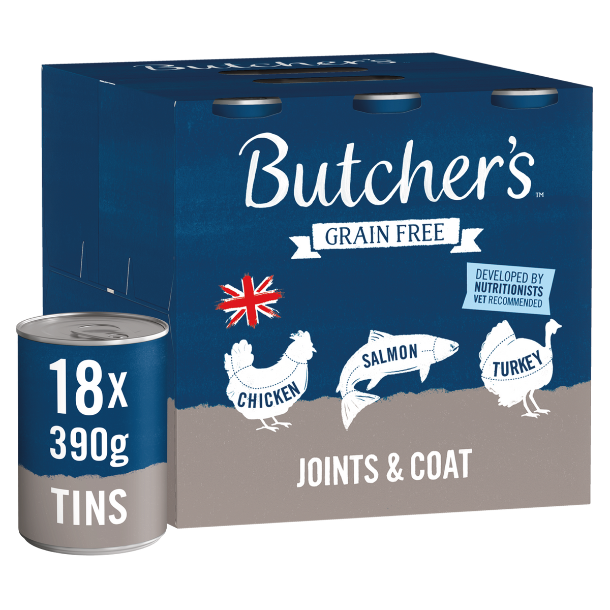 Butcher's Joints & Coat Dog Food Cans