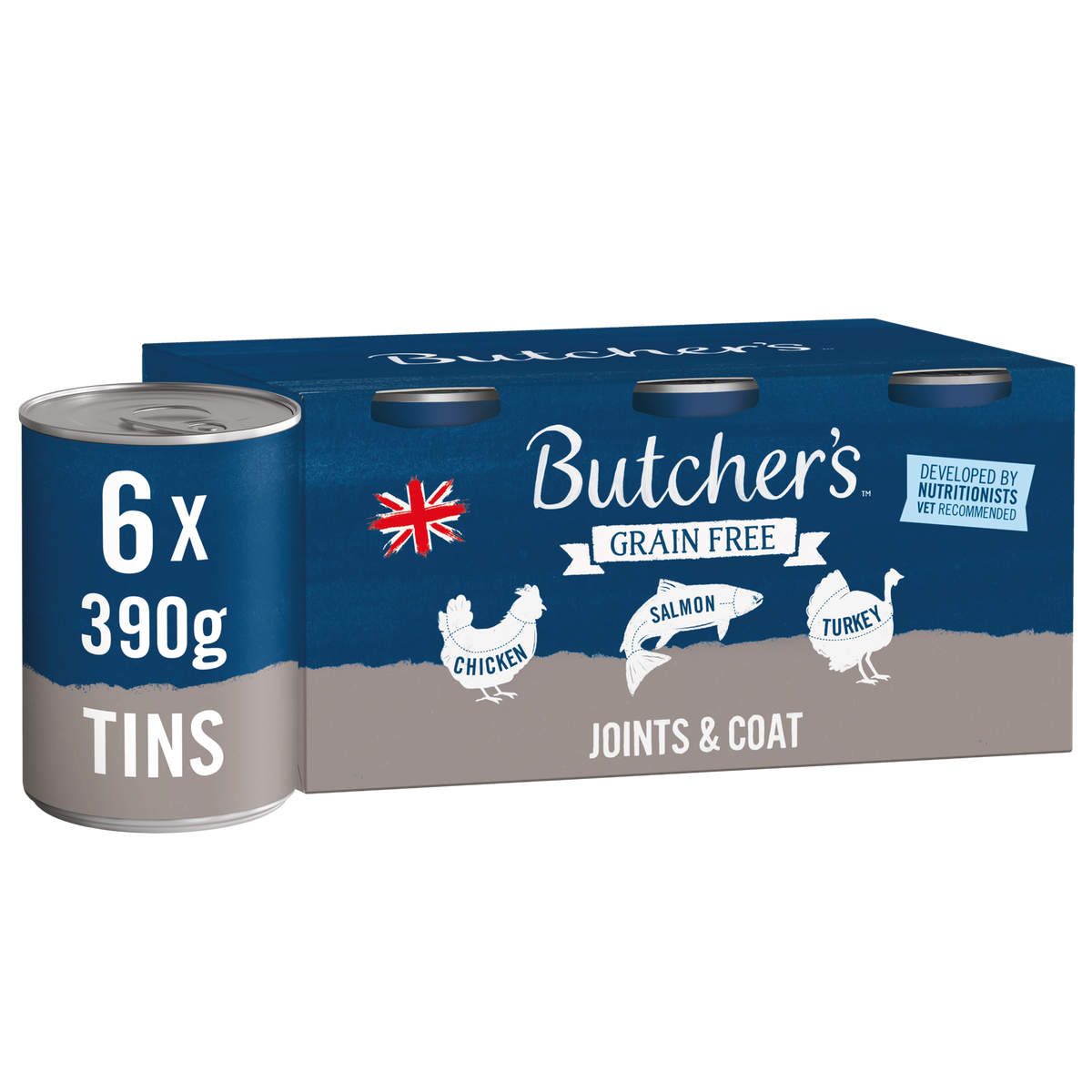 Butcher's Joints & Coat Dog Food Cans