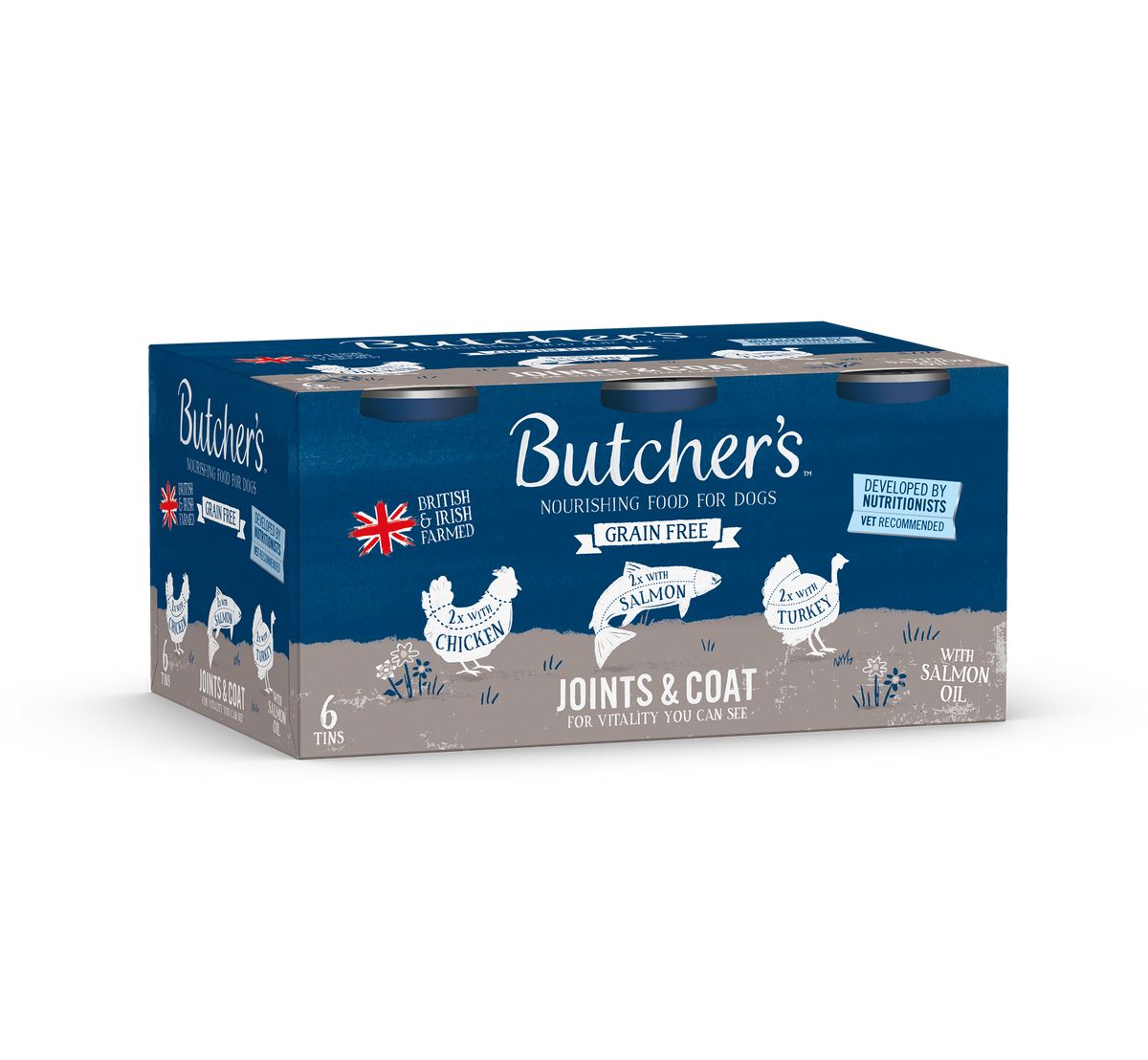 Butcher's Joints & Coat Dog Food Cans
