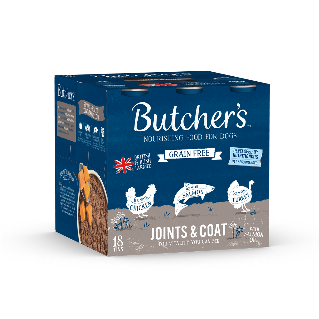 Butcher's Joints & Coat Dog Food Cans