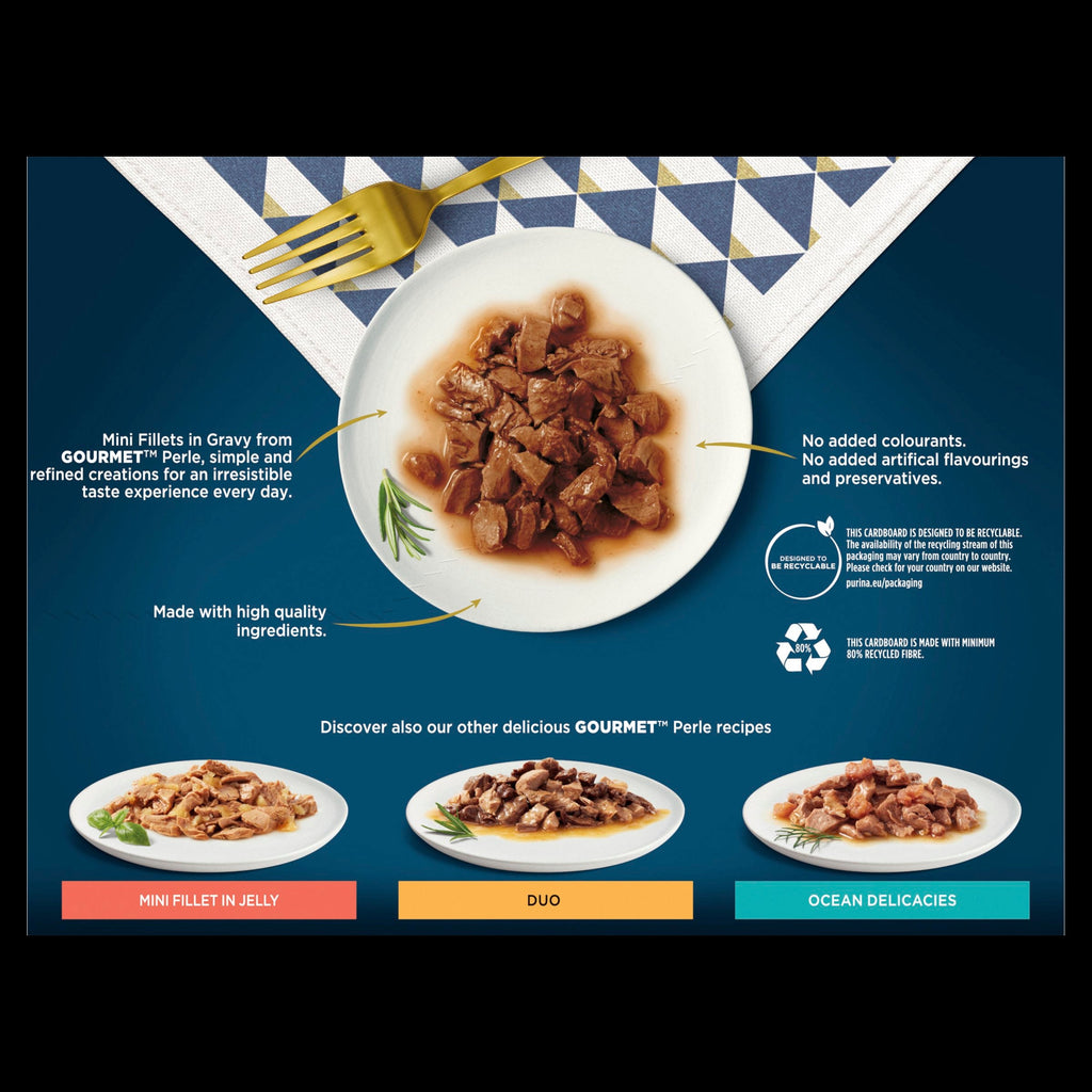 Gourmet Perle Connoisseurs Cat Food Mixed