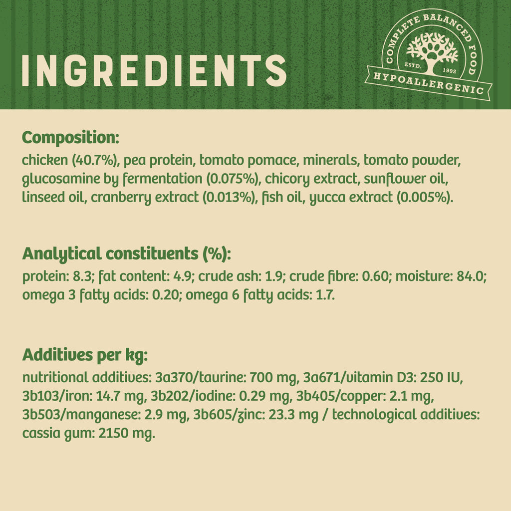 James Wellbeloved Grain Free Senior Cat Food Pouch Chicken in Jelly