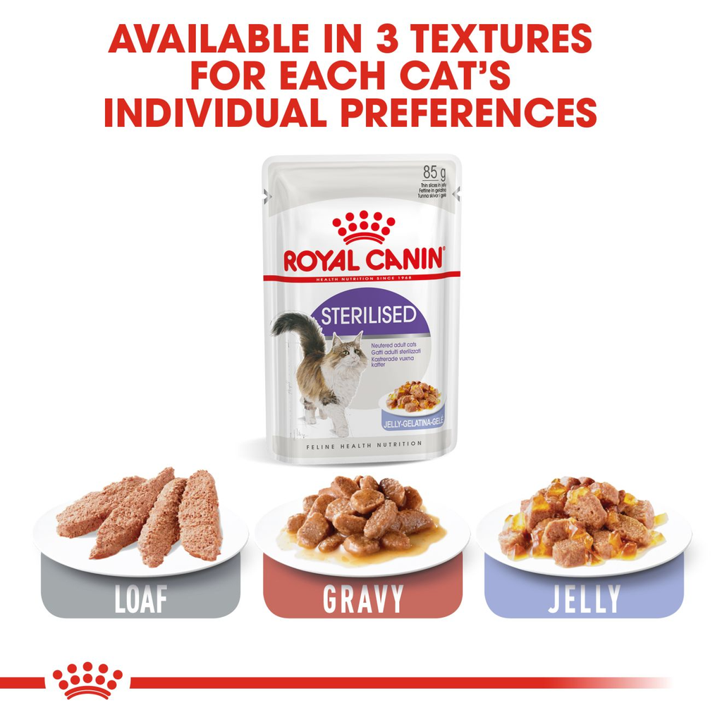 Royal Canin Sterilised Adult in Jelly Wet Cat Food