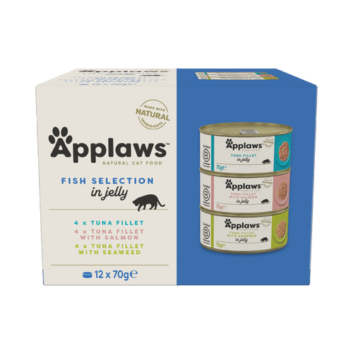 Applaws Cat Can 12 x 2.5 oz Fish Selection in Jelly
