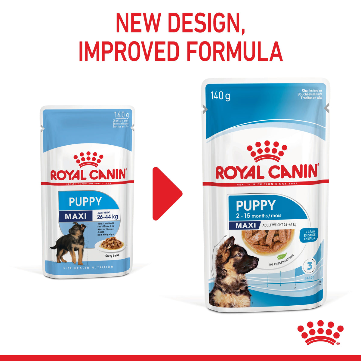 Royal Canin Maxi Puppy Wet Dog Food - Chunks in Gravy
