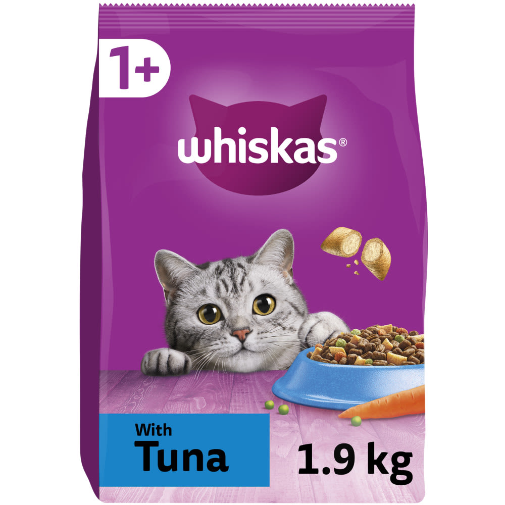 Whiskas 1+ Tuna Adult Dry Cat Food