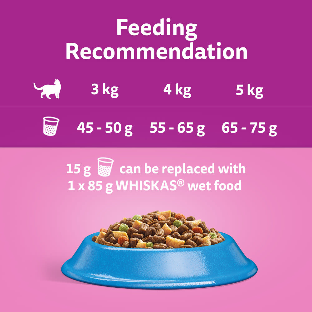 Whiskas 1+ Tuna Adult Dry Cat Food