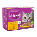 Whiskas Poultry Feasts in Jelly 1+ Adult Wet Cat Food Pouches