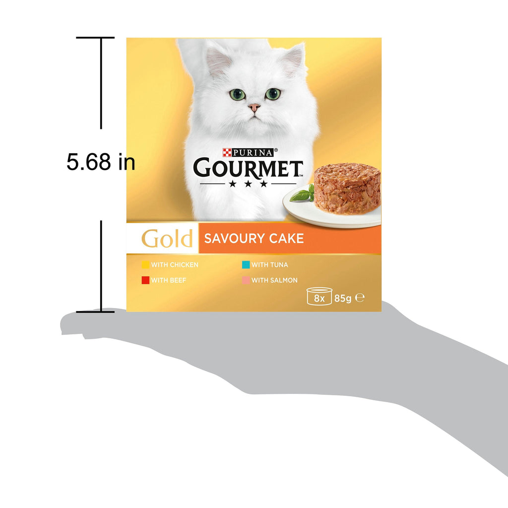 Gourmet Gold Savory Cake Meat and Fish Variety Wet Cat Food