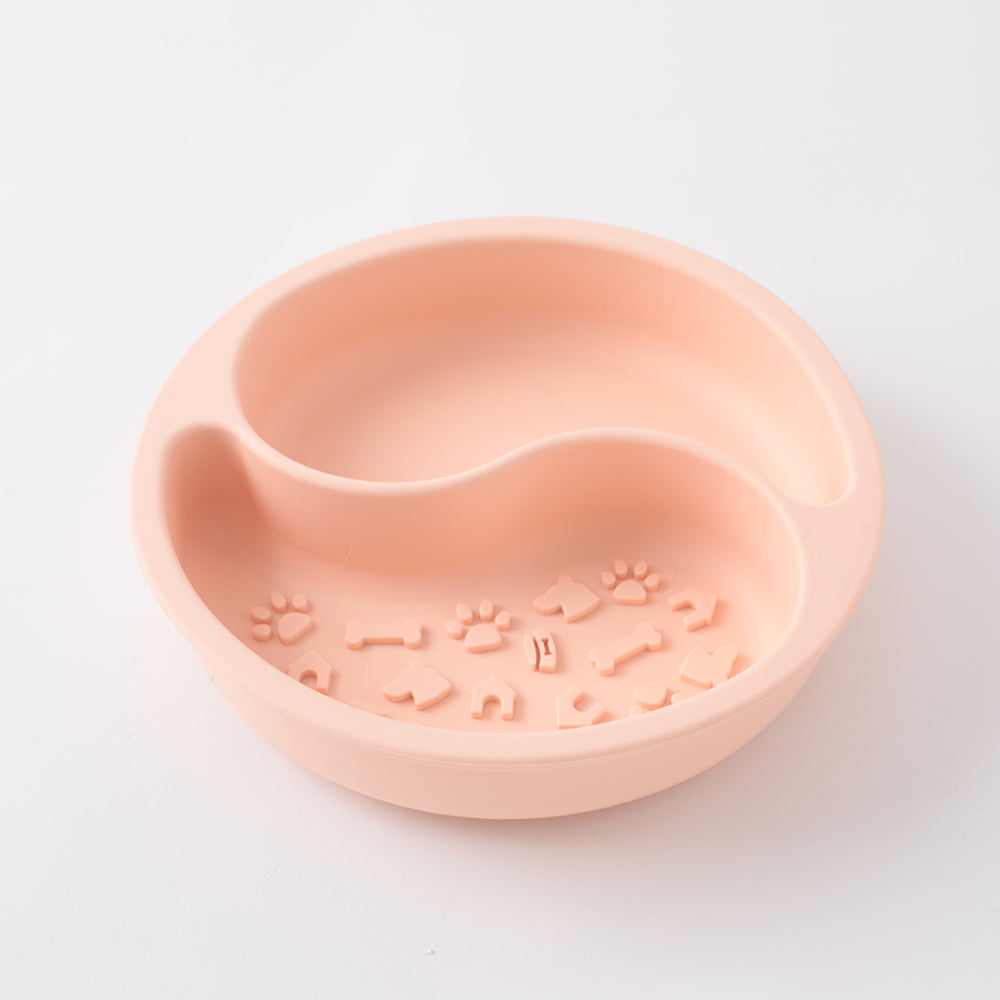Adsorption Silicone Food Bowl