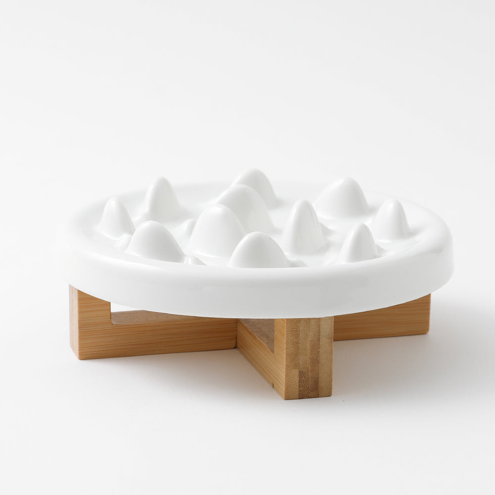 Pet Food Bowl to Prevent Premature Eating