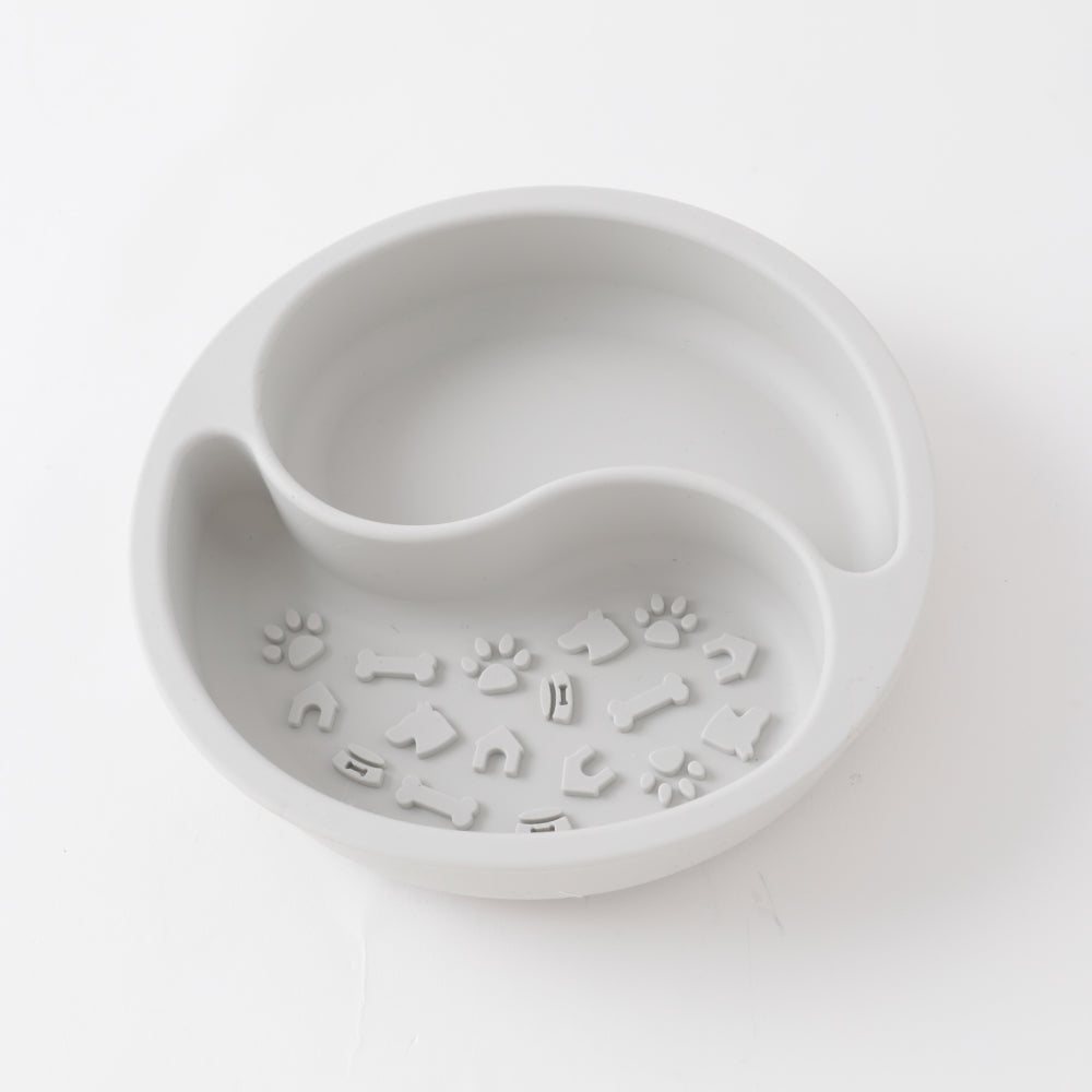 Adsorption Silicone Food Bowl