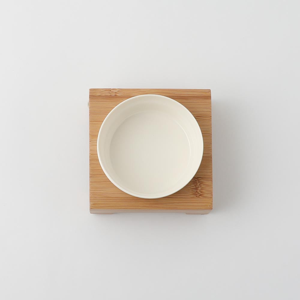 Bamboo Food Bowl Stand SMALL