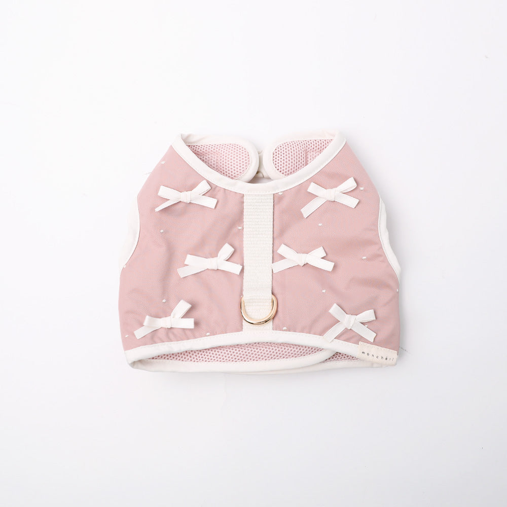 Dot Ribbon Motif Harness + Lead SET