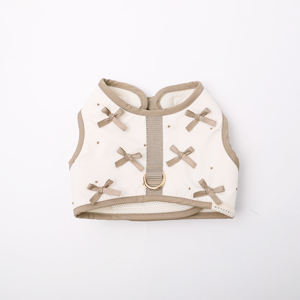 Dot Ribbon Motif Harness + Lead SET