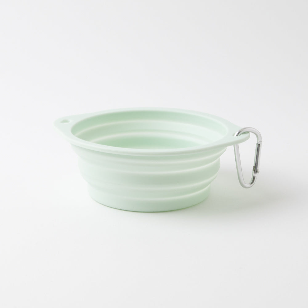 Foldable Color Silicone Food Bowl with Hook