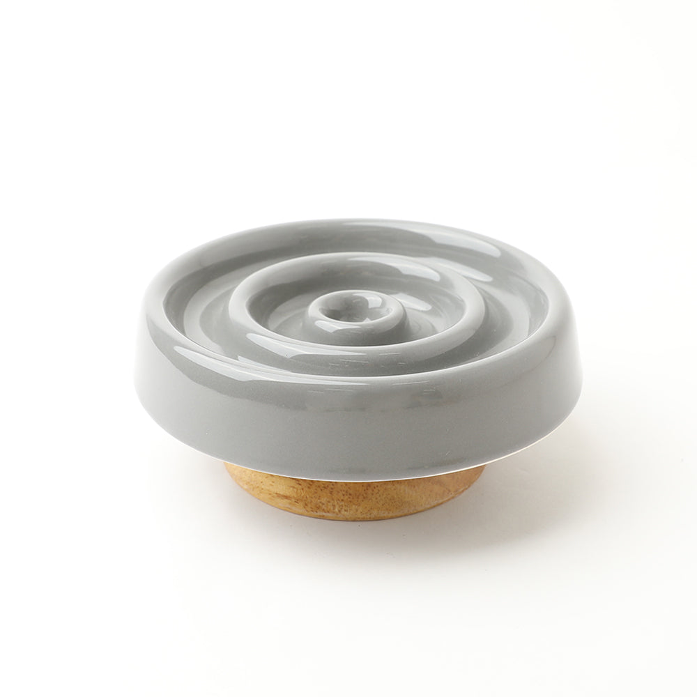 Natural Circle Food Bowl to Prevent Fast Eating