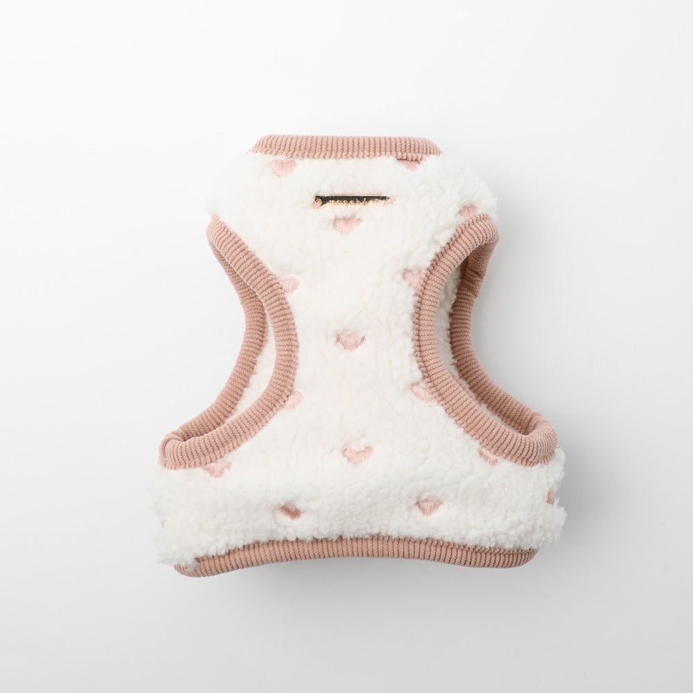 Boa Heart Embroidery Harness + Lead Set