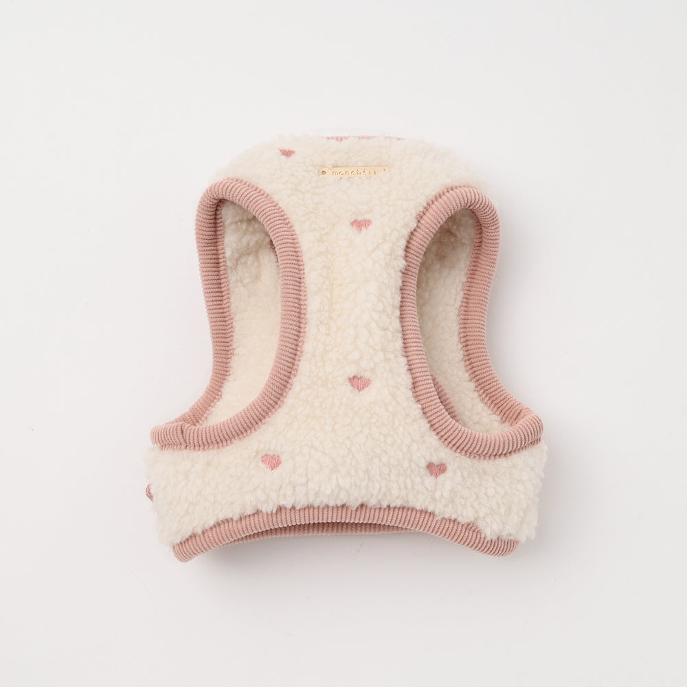 Boa Heart Embroidery Harness + Lead Set