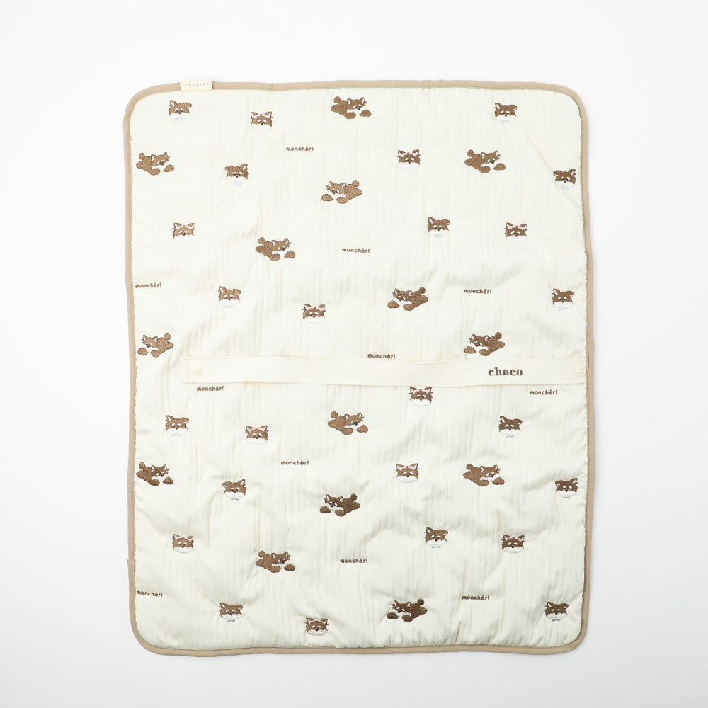 Dog Embroidery Cafe Mat